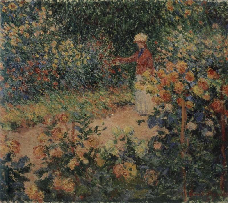 Claude Monet The Artist-s Garden at Giverny oil painting image